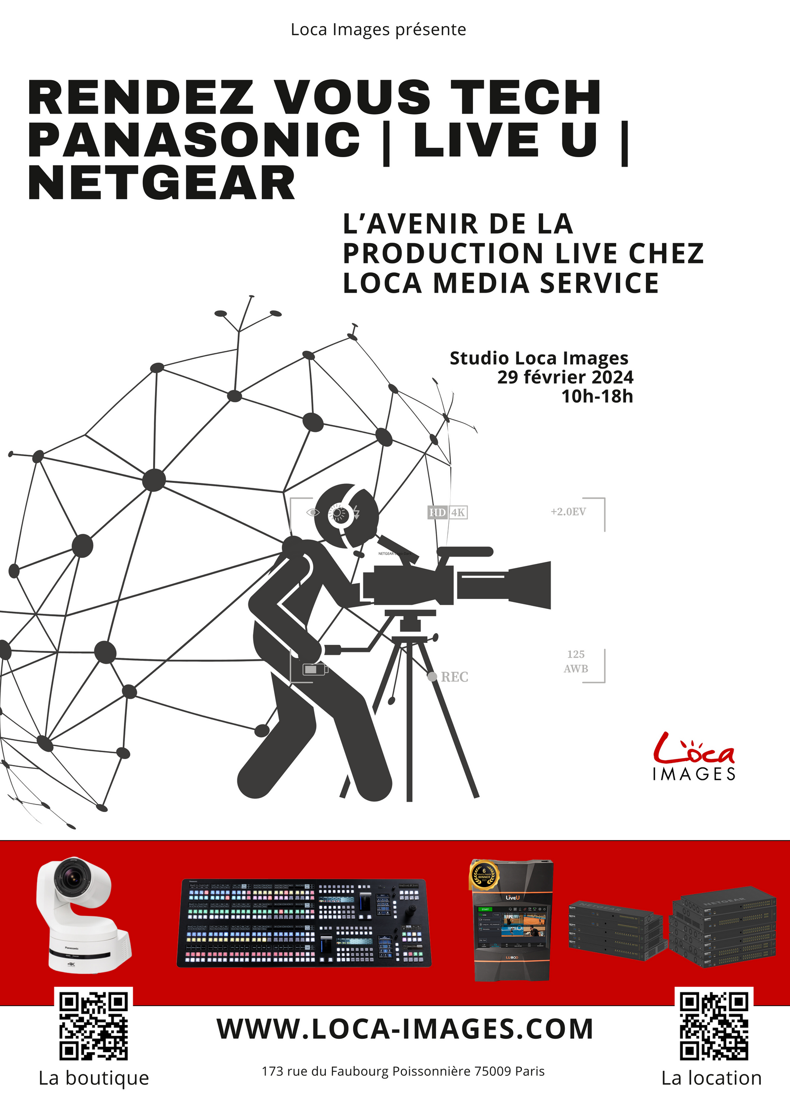 Invitation Spéciale à l'Aube des JO 2024 : Découvrez les Dernières Innovations Panasonic, LiveU, et Netgear à Paris