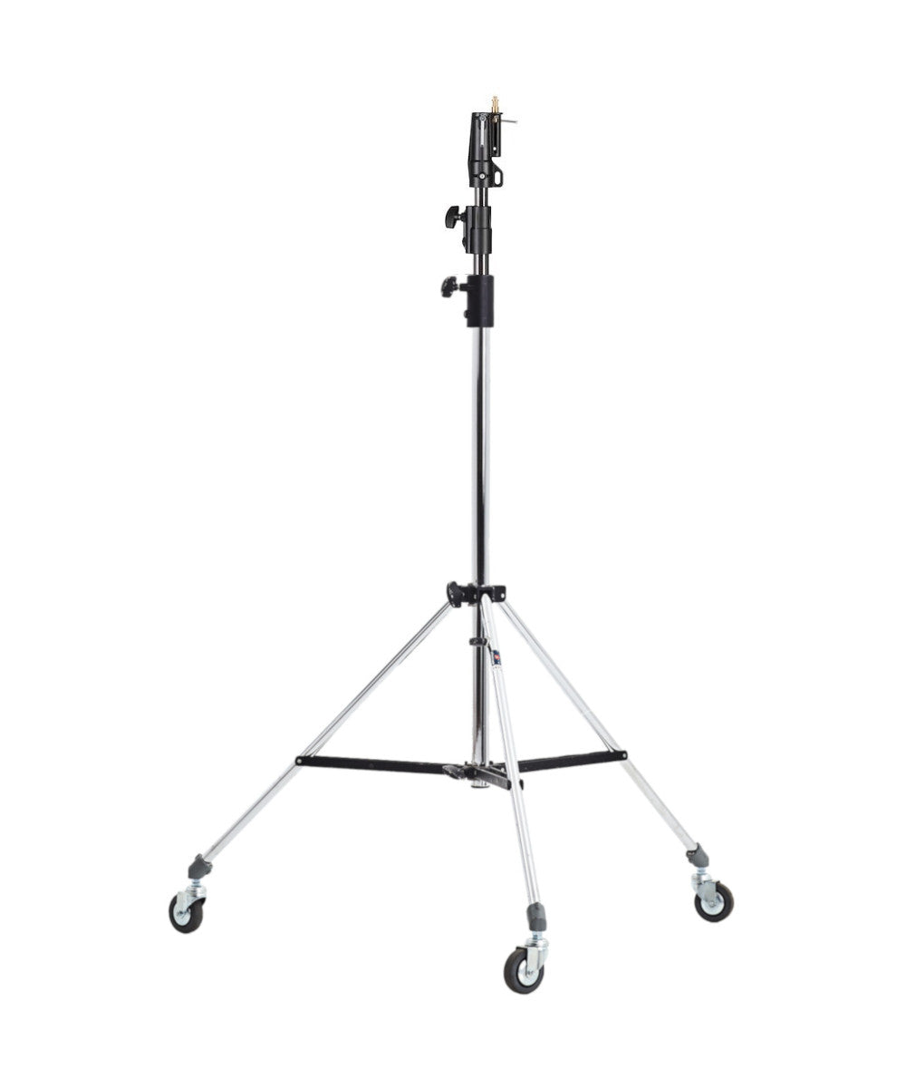 PIED ACIER MANFROTTO 126 CSU + ROULETTES