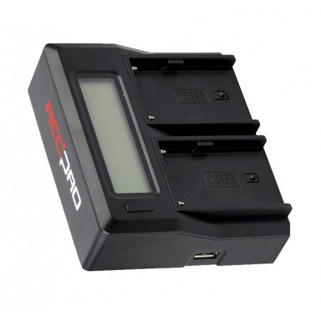 CHARGEUR DOUBLE LP-E6 HEDBOX RC-DC50