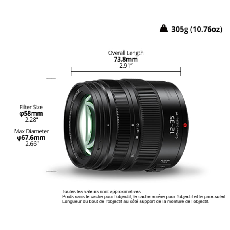 PANASONIC LUMIX 12-35mm f:2.8 G VARIO II ASPH