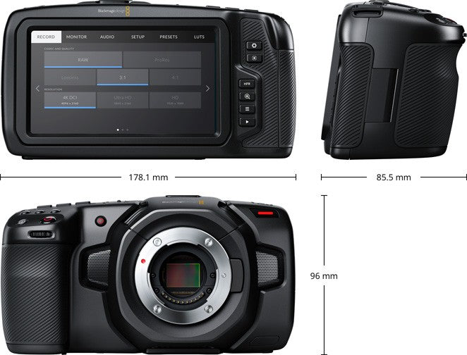 CAMERA BLACKMAGIC POCKET CINÉMA  4K