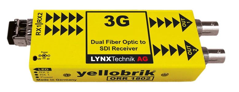 Convertisseur fibre optique sdi  ORR-1802 | LYNX TECHNIK AG