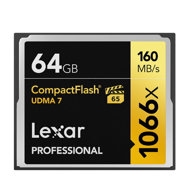 LEXAR COMPACTFLASH 64GO 1066X // PAS LOUABLE SEUL
